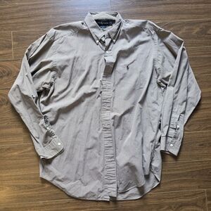 Ralph Lauren Men's Beige Casual Button-Down Shirt